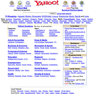 Yahoo 2001