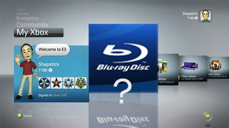 Xbox Blu Ray Player